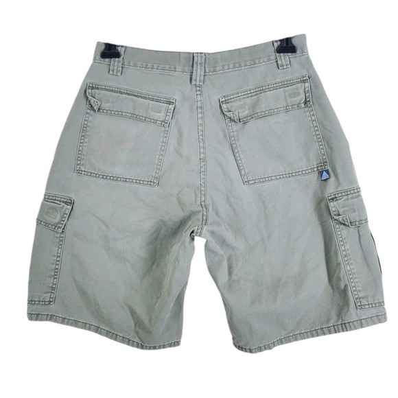 Vtg Y2K SilverTab Levis Cargo Jorts Shorts Mens 31 Gray Wide Leg (30x10) - Picture 2 of 11